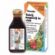Floradix, kalcij, magnezij in cink (mineralni tonik z vitaminom D), 250ml