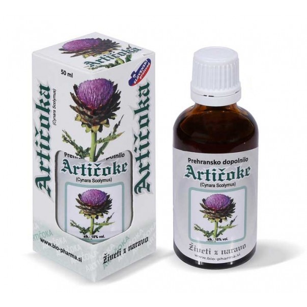 Artičoka, prehransko dopolnilo v kapljicah, Bio-Pharma, 100ml