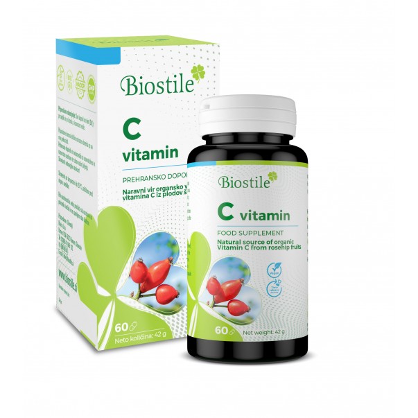 C vitamin 430mg, Biostile, 60 kapsul
