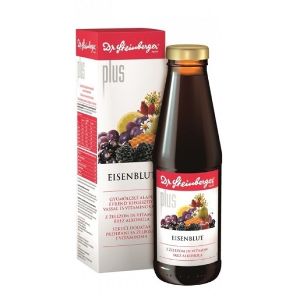 Eisenblut Plus (tonik z železom in vitamini), Dr.Steinberger, 450ml
