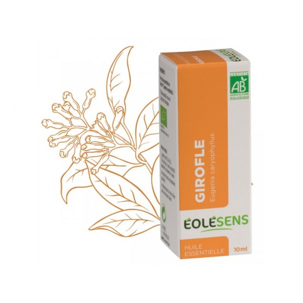 Eterično olje klinčkov (nageljnove žbice), ekološko, Eolesens, 10ml