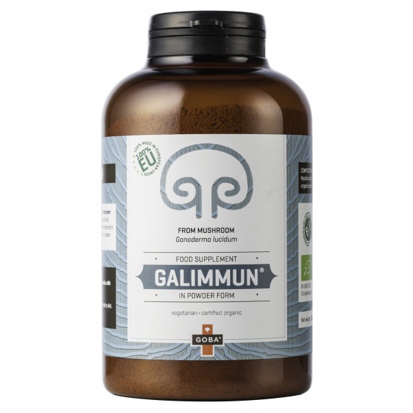 Galimmun, prehransko dopolnilo iz gobe Ganoderma lucidum (svetlikava pološčenka), ekološko, MycoMedica, 150g