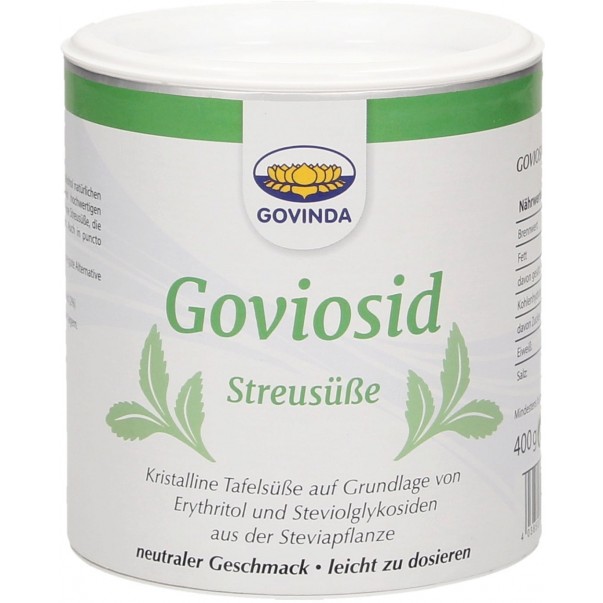 Goviosid, stevia v prahu Govinda, 400g