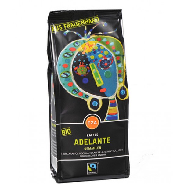 Kava Adelante, mleta, poreklo Honduras in Peru, ekološka, EZA, 250g
