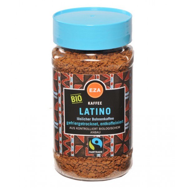 Kava Latino, instant, brez kofeina, poreklo Latinska Amerika, ekološka, EZA, 100g