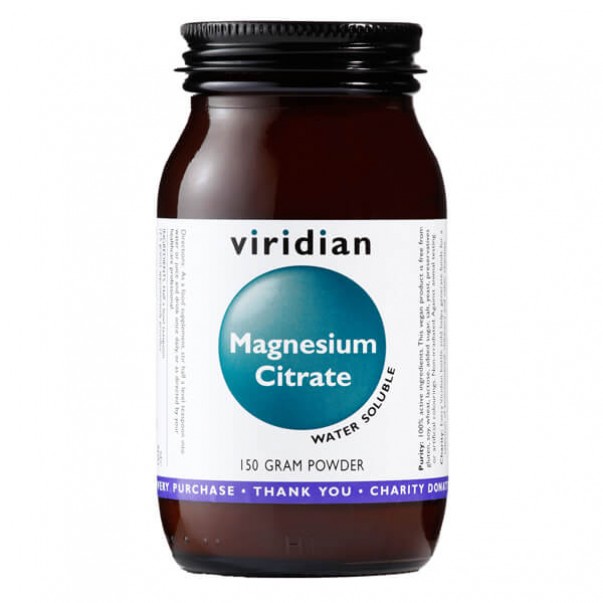 Magnezijev citrat v prahu, Viridian, 150g