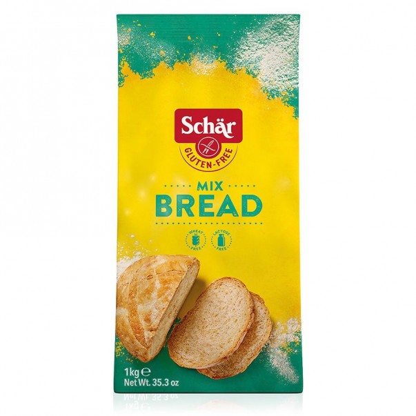 Mešanica mok za peko kruha MIX B, brez glutena, Schär, 1kg