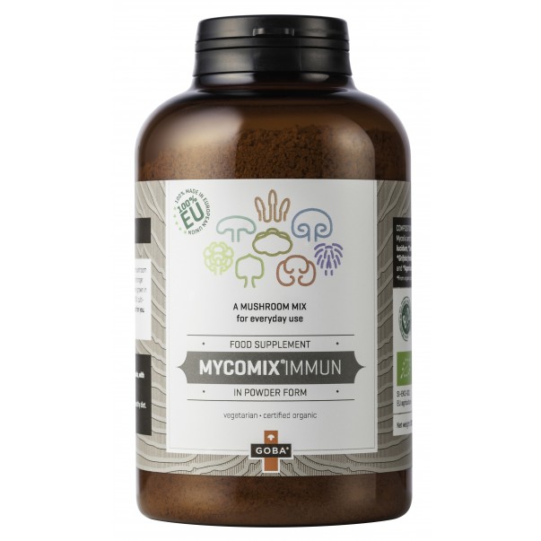 MycoMix Immun, prehransko dopolnilo iz gob, ekološko, MycoMedica, 200g
