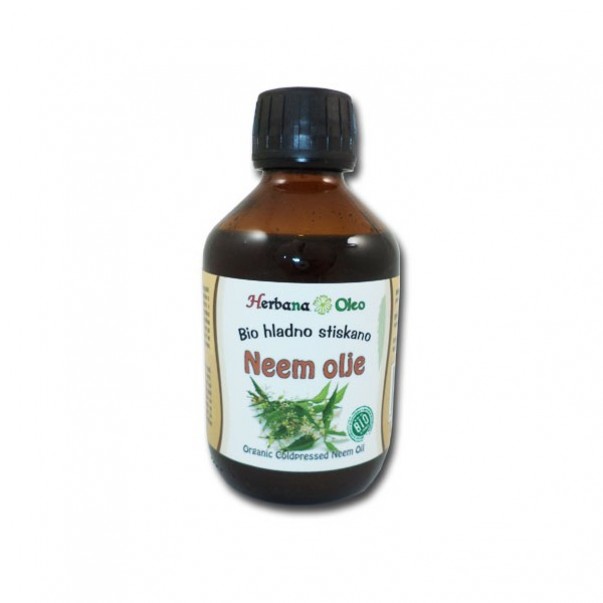 Neemovo olje, ekološko, hladno stiskano, Herbana, 200ml