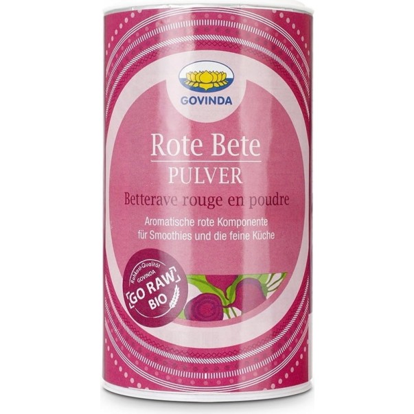 Rdeča pesa v prahu, ekološka, Govinda, 200g