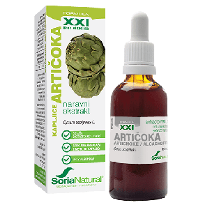 ARTIČOKA TINKTURA brez alkohola XXI, 50ML, SORIA NATURAL