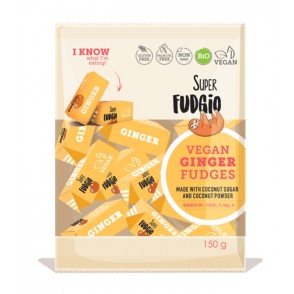 BONBONI MEHKI INGVER, BIO, 150G, SUPER FUDGIO