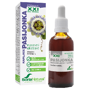 PASIJONKA TINKTURA brez alkohola XXI, 50ML, SORIA NATURAL