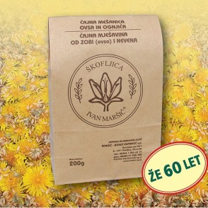 ČAJ ZELIŠČNA MEŠANICA OVES - OGNJIČ, 200G, MARŠIČ